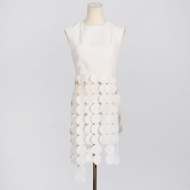 Women's Clothing Spring New Style Fashion Round Neck Sleeveless Round Piece Splicing Design Tassel High End Solid Color Top Back_ecoleips.com
