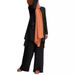 2026 Muslim Chiffon New Solid Color Pocket Irregular Fashion Hem Two-Piece Set For Women_ecoleips.com