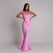 Women's Backless Halter Evening Dress Floral Fitted Style Party Wear_ecoleips.com