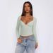 Direct From The Manufacturer: New Y2K Women's Clothing With Diamond Collar, Long-sleeve T-shirt, Stylish And Mature_ecoleips.com