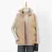Women's Quilted Sleeveless Vest - Lightweight Padded Jacket For Autumn Winter, Casual Loose Fit, High Neck Design With Pockets_ecoleips.com