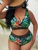 Verve 2024 New Sexy Plus Size Swimsuit High Waist Two-Piece Bikini Women's Swimwear_ecoleips.com