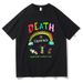 Death Is Coming T Shirt Funny Men/women Clothing Harajuku Vintage Unisex 100% Cotton Graphic T Shirts Classic Women Clothes_ecoleips.com