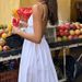 Women's Clothing Temperament Sexy Backless Sleeveless Solid Color V Neck Suspender Skirt Big Swing Dress_ecoleips.com