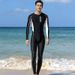 Aria Basics One-piece Men Long Sleeve Sunscreen Swimsuit Men's Youth Foreign Trade Diving Adult Jellyfish Surfing Suit_ecoleips.com