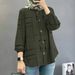 Women's Clothing Middle East Malay New Women's Muslim Floral Shirt Fashion Puff Sleeve_ecoleips.com