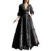 Women's Clothing Green Evening Dress Luxury Niche Banquet High End Adult Birthday Host Dress_ecoleips.com