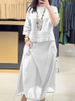 Women's Clothing Casual Solid Color Loose Skirt Two Piece Set_ecoleips.com