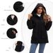 Women's Clothing Detachable Hood Winter Parka With Fleece Lining, Water-Resistant Windbreaker Jacket For Women, Warm Long Coat For Fall & Winter_ecoleips.com
