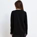 Aria Basics Aria Basics Pure Cotton Black Simple Long Sleeve T-Shirt 2024 Off-Shoulder Inner Layer Hollow Design Top Women's Fashion European_ecoleips.com