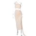 Women's 2025 Spring Summer New Fashion Single Shoulder Strapless Backless Hollow Out Tie Ruched Dress Wholesale_ecoleips.com