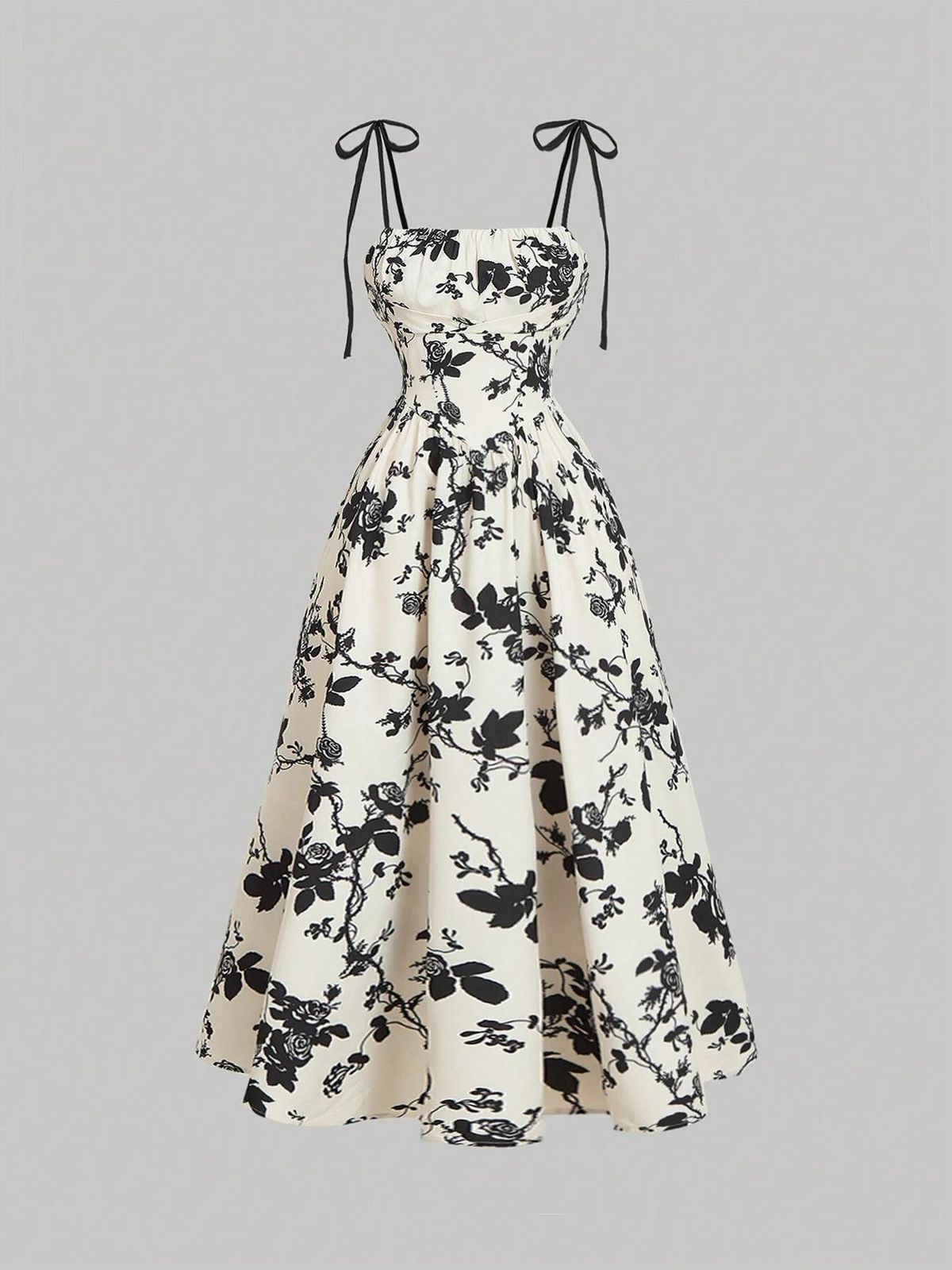 Floral Print Sundress For Women – Lightweight A-Line Summer Dress With Adjustable Straps (S-Xxl, 5 Colors)_ecoleips.com