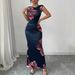 Trendy New Arrival Sleeveless Printed Bodycon Dress Elegant Temperament Slim Hip Wrap Dress For Women Fashion Clothing_ecoleips.com