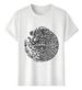 Women's T-Shirts Tshirt Muscle Freaks Aztec Calendar Style T-shirt_ecoleips.com