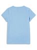 Seashell & Starfish Women's Tee - Coastal Beach Graphic, Casual Light Blue Top_ecoleips.com