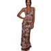 New Sexy Printed Long Dress Style Spring Summer Collection Casual Fashion Backless Tie Up Suspender_ecoleips.com