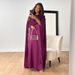 Foreign Trade Muslim Clothing, Round-neck Loose-fitting Long Middle Eastern Robe, Chiffon Dress, European And American_ecoleips.com