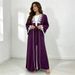 The Middle East New Fashion Lace Cardigan Gown Dress Dubai Arab Hot Women's Dress_ecoleips.com