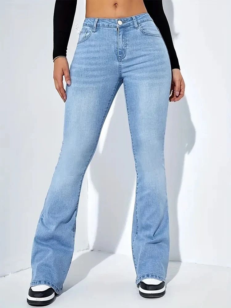Women's Clothing Retro Flared Jeans Summer Straight Loose Design Niche Casual Pants_ecoleips.com