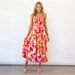 2026 Spring/Summer Independent Station Women's Fashion New European And American Slim Fit Flared Printed Long_ecoleips.com