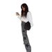 Aria Basics European And American Cross-border Vintage Y2K Five-pointed Star Loose Straight-leg Jeans For Women, Casual Versatile_ecoleips.com