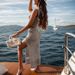 Women's Clothing Solid Color Round Neck Suspender Short Top Slit Textured Half Length Skirt Sun Protection Beach Suit_ecoleips.com