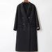 Women's Clothing Off Season Double Faced Cashmere Coat Long Loose Suit Collar 100 Wool Coat Temperament Double Breasted Coat_ecoleips.com