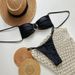 Sexy Glossy Bikini Set - Solid Color Split Swimsuit With Double Fabric, European Style Swimwear_ecoleips.com