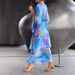 Women's Clothing Printed Layered Dress_ecoleips.com