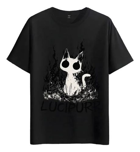 Women's T-Shirts Tshirt Muscle Freaks Gato Infernal Lucipur Style T-shirt_ecoleips.com