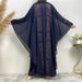 Women's Chiffon Rhinestone Batwing Sleeve Muslim Robe 6369_ecoleips.com