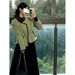In Stock~ Maternity Autumn Winter New French Elegant Little Style Coat + Knitted Sweater Two-Piece Set_ecoleips.com