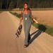 2025 Summer New Cross-Border Trade Independent Station Women's Sexy Trendy V-Neck Strap Dress_ecoleips.com
