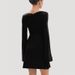 AC386 European And American Bestseller 2024 Autumn New Fashion Hot Girl Bell Sleeve Round Neck Short Bodycon Dress For_ecoleips.com