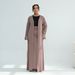 Modest Abaya Dress Aiyirui Modest Two-Piece Set – Long Sleeve Cardigan + Flowy Midi Skirt (M-XL, 4 Elegant Colors)_ecoleips.com