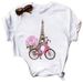 New Women's Loose-fitting European And American Spring-summer Floral Cycling Clothing_ecoleips.com