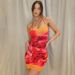 Women's Bodycon Dress Halter Neck Off-Shoulder Backless Ruffle Twist Front Cocktail Party Dress Fashion-Forward Neckline_ecoleips.com