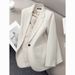 Padded Blazer Women's High-end Autumn And Winter Thickened Large-size Casual Temperament Suit_ecoleips.com