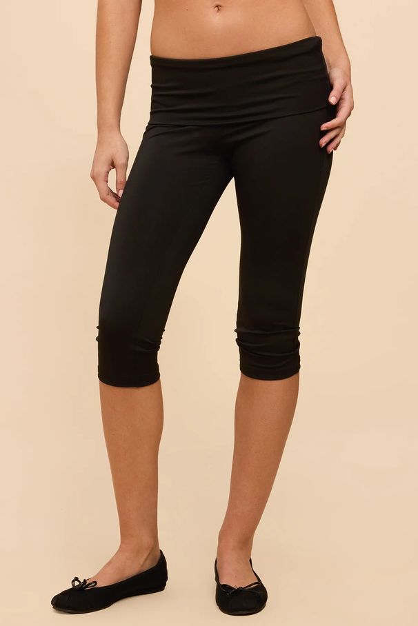 Trendy Low-Waisted Slim Fit Capri Pants for Women Casual Versatile Sexy Rolled-Up European American Style in Stock_ecoleips.com