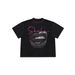 Unisex American Retro Graffiti 3D Print Short Sleeve T-Shirt Trendy Personalized Art Top for Women_ecoleips.com