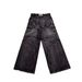 Women's Clothing High Street Washed Distressed Black And Gray Straight Jeans For Women Retro Hip Hop Trendy Brand Early Autumn Wide Leg Trousers_ecoleips.com