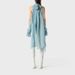 K New Women's Sweet, Fresh, Casual Irregular Stand Up Collar Loose Solid Color Hanging Neck Shirt_ecoleips.com