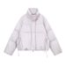 girl Girl Girl Mulan Casual Bud Jacket For Women 2025 Thirteen Lines Winter New Fluffy Warm Down Coat 56828_ecoleips.com