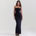 Verve Women's Clothing Fashion Strapless Spring New Sexy Backless Slim Evening Dress Women_ecoleips.com