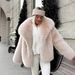 Women's Clothing Luxury Faux Fur Coat Women's Winter Fashion Collar Fluffy Eco-Friendly Fox Fur-Like Jacket For Wholesale_ecoleips.com