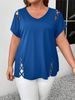 Plus-size 2026 New Model Cross-border Women's Clothing Summer European And American Sexy V-neck Cross-strap_ecoleips.com