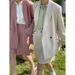 Women's Clothing Loose Casual Suit Jacket + Wide Leg Casual Shorts For Women_ecoleips.com