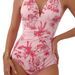Aria Basics Cross-border Foreign Trade Swimsuit For Women With Coconut Tree Print, Sexy V-neck, Pure Desire Hot Girl European And_ecoleips.com
