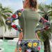 Aria Basics 2024 New Cross-Border Conservative Sun Protection Diving Suit European And American Foreign Trade Printed Boxer Shorts_ecoleips.com