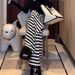 Women's Korean Style Digital Print Straight Leg Pants Slimming Casual Trousers Summer New Arrival 2026_ecoleips.com